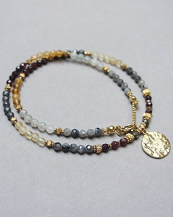 Mix kamieni naturalnych vol. 8 /choker/ 12.09.25w - Szlachetna kolekcja, KiKa pracownia