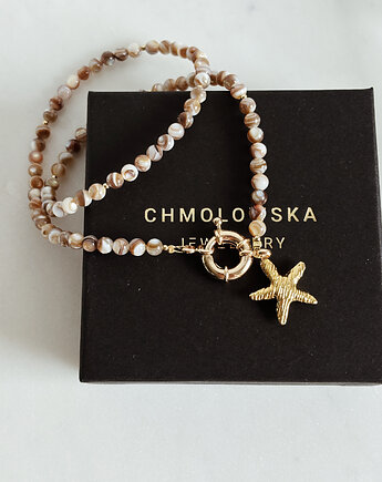 Naszyjnik z Masy Perłowej Gwiazda, Chmolowska Jewellery