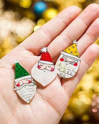 Komplet przypinek z mikołajkami, Pintura