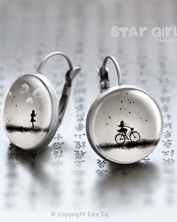 Simple kolczyki - Star Girl Classic, Ewa Saj Fotografie