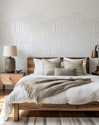 Tapeta Mural Minimalistyczne łuki, Bluebird Design