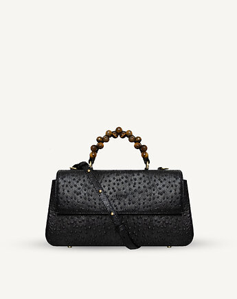 "Audrey" z tygrysim okiem, skóra na wzór strusia. Dwa kolory, Hedonism