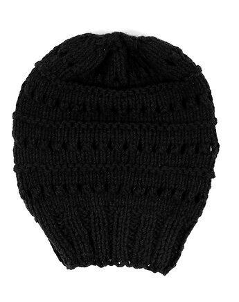 Czapka czarna luźna długa hipster beanie, RękaProduction