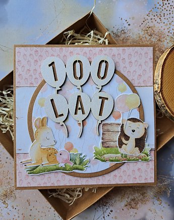 Kartka urodzinowa dla dziewczynki (w pudełku), Kartkodzielo