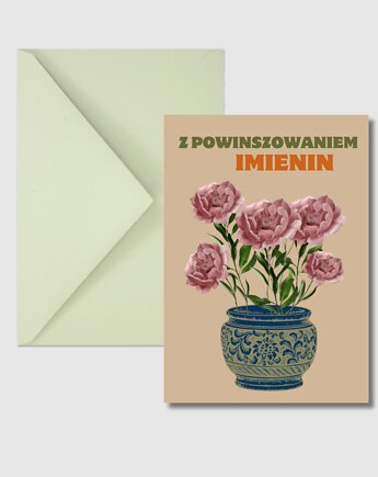 Kartka na imieniny, z powinszowaniem imienin, DODUMU