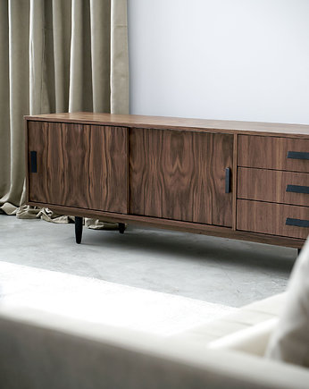 Komoda sideboard O-S03 drzwi przesuwne oraz 3 szuflady, Livlo