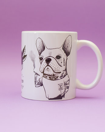 Kubek z buldogiem francuskim "Bad Boy Forever", Friedman Jewelry