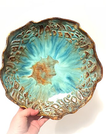 Duża patera ceramiczna na owoce., maticeramika