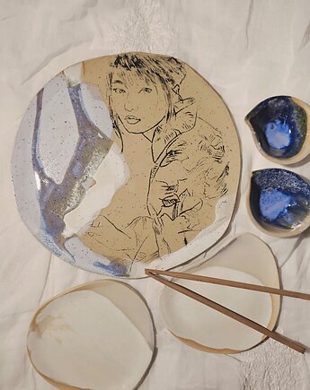 Ręcznie wykonany zestaw do sushi dla 2 osób, Ewa Duszka