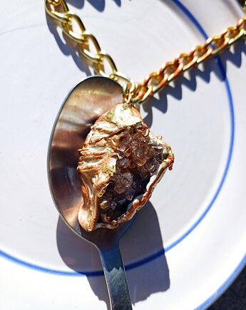 CRYSTAL WITCH - amulet z ametystem, Szary Piknik