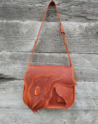 Teczka skórzana , wykonana ręcznie . Jaspis ., pracownia kala