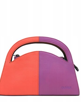 Torebka skórzana do ręki i na ramię dwustronna skórzana oryginalna OLIVKA, Olivka Warsaw