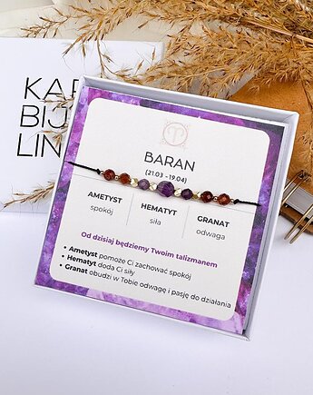 Bransoletka dla zodiakalnego BARANA, KaroBijouLine