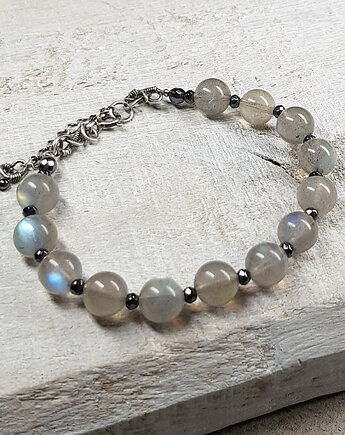 Bransoletka z labradorytem bs11, JanArt