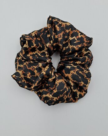 Scrunchie panterka, ML handmade