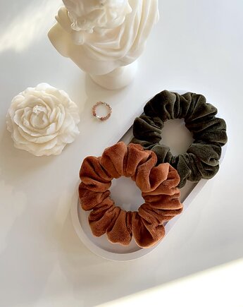 Zestaw 2 gumek scrunchies - Oda & Wera, Volie Line