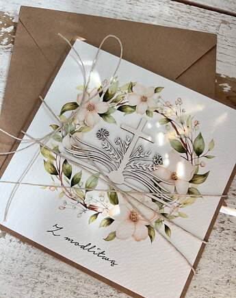 Kartka dla księdza z okazji święceń, rocznicy, dla zakonnicy - z modlitwą, sorte