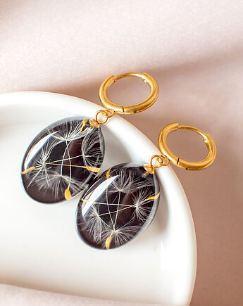 Kolczyki z rzęsek dmuchawca, nature gift