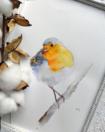 Akwarela rudzik, Wiktoria Borys Art