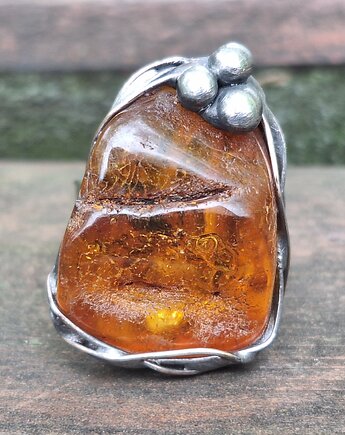 Big - pierścionek regulowany, po drugiej stronie lustra