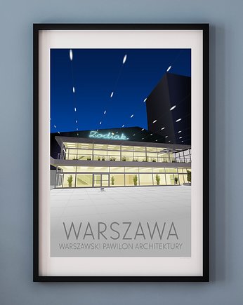 Plakat WARSZAWA, A. W. WIĘCKIEWICZ