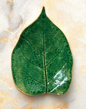 Ceramiczna podstawka Butelkowy liść, annaflora