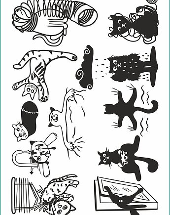 Tatuaż tymczasowy "Unlucky cat", Fotobloki and decor