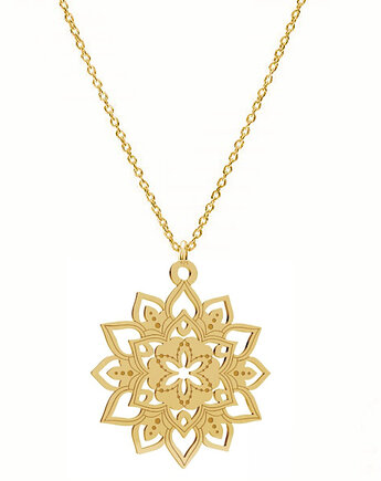 MANDALA - naszyjnik srebro,złoto,różowe złoto, ISSI Jewelry