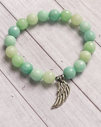 Minty shades - skrzydło anioła - jadeit, kaktusia