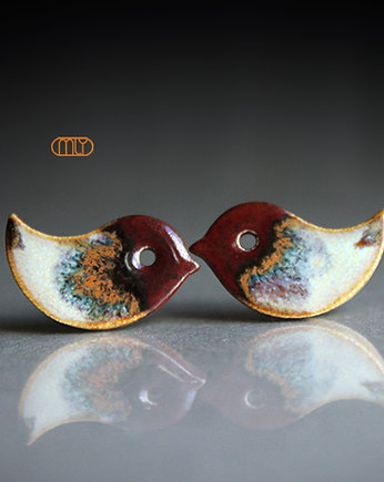 Kolczyki ceramiczne Ptaszki, Magda Łysiak