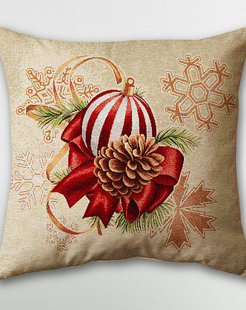 Poduszka ozdobna Świąteczne bombki, MOJAMAJA