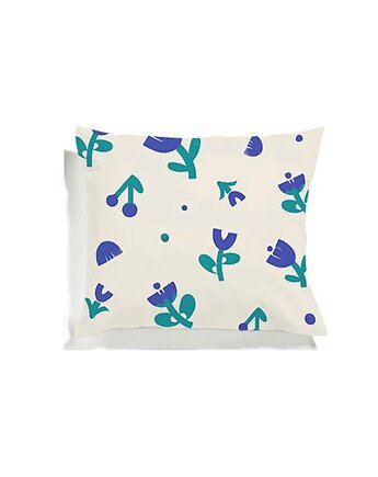 Poszewka Graficzne tulipany, White pocket