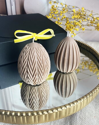 Wielkanocny zestaw/ Świece ekologiczne sojowe dekoracyjne jajka wielkanocne, Coccola JEWELLERY