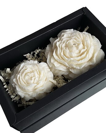 Zestaw prezentowy świece ekologiczne sojowe dekoracyjne "Peony Queen", Coccola JEWELLERY