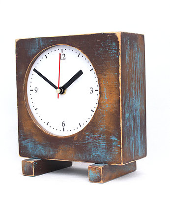 Unikatowy zegar drewniany - cichy mechanizm, Clock Wood Studio
