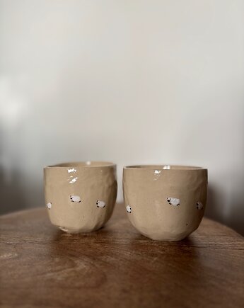 Zestaw 2 Organicznych Ceramicznych Czarek Wabi Sabi Podhale 220 ml, Maison Fragile