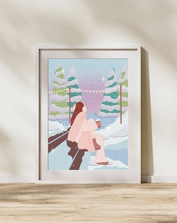 Plakat Winter Coffee, Maya Design