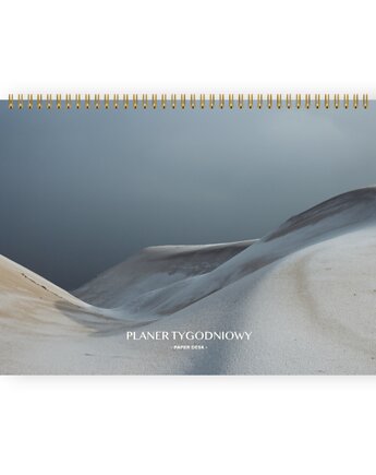Planer tygodniowy A4 na spirali Dune, PaperDesk