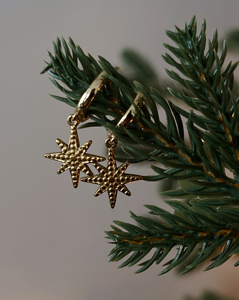 Kolczyki pozłacane Gwiazdka, Chmolowska Jewellery