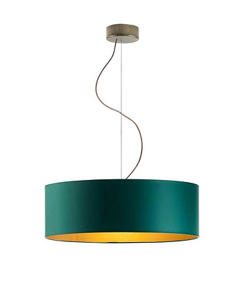Duża lampa wisząca do salonu w stylu urban jungle HAJFA GOLD fi - 50 cm, LYSNE