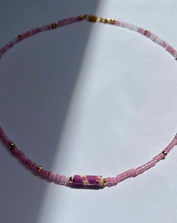 Choker z jaspisem cesarskim i hematytem, Luna by Sisters