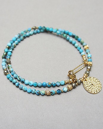 Opal niebieski  vol. 2 /29.10.25/ choker -  Szlachetna kolekcja, KiKa pracownia