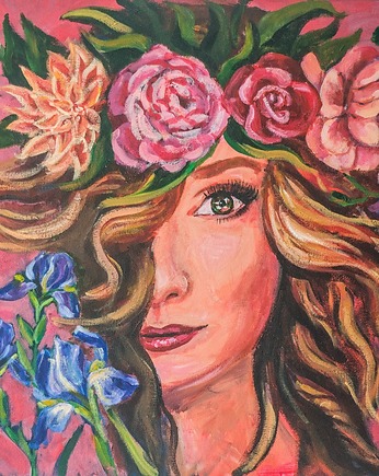 Joanna 50x70cm zamówienie, palumalu maluje