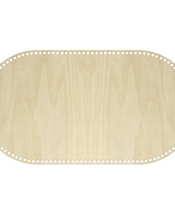 Baza do Kosza Mojżesza OWAL 75x40cm 6mm Spód DNO do Szydełkowania Kołyski, smxdsgn