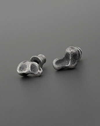 Kolczyki Meteoryty - srebro, Pastelove Jewelry