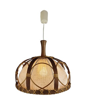 Lampa wisząca w stylu boho  z lat 70., Think Modern