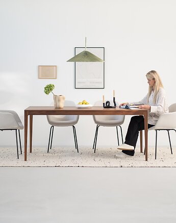 HYGG - Stół do jadalni z litego drewna orzechowego, Mo Woodwork