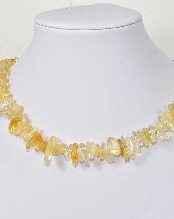 Naszyjnik Choker Cytryn Kamień naturalny, Lacasilla