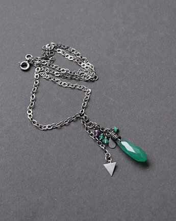 Naszyjnik Minerały w zieleni, fado