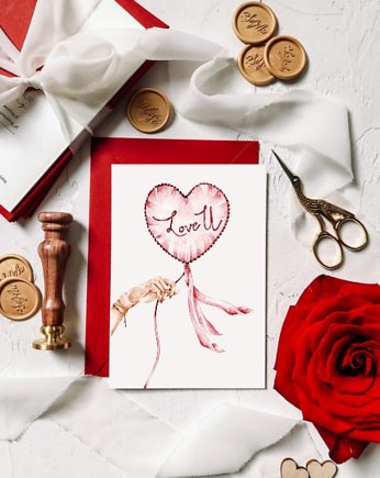 Balon Serce Love U, Design Your Wedding